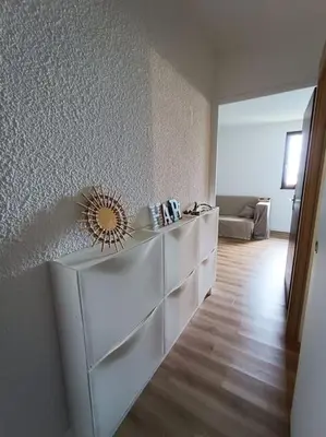Coin salon dans l'établissement Appartement T2, proche de la mer