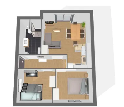Plan de l'établissement Cosy 2 bedroom home between Arcachon and Bordeaux