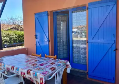 Balcon ou terrasse dans l'établissement Duplex la Baleine Bleue