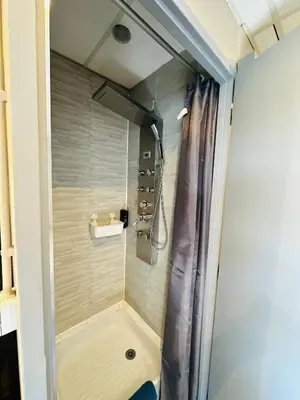 Salle de bains dans l'établissement Centre de vacances Hotel CAPLANDES
