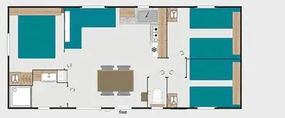 Plan de l'établissement ZEcamping 4 animé chiens acceptés familial piscine couverte