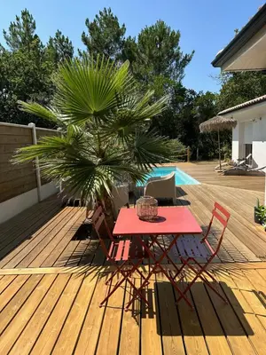 Balcon ou terrasse dans l'établissement Chez Karine & Eric