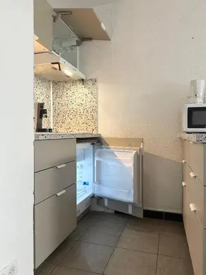 Cuisine ou kitchenette dans l'établissement Studio avec espace extérieur privatif - DAX