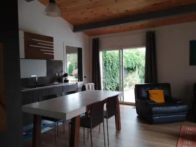 Coin salon dans l'établissement Casa Chélo