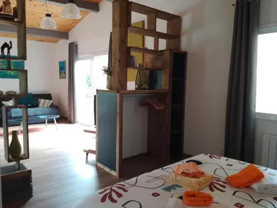 Un ou plusieurs lits dans un hébergement de l'établissement Casa Chélo