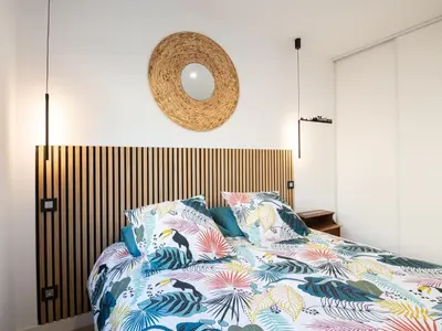 Un ou plusieurs lits dans un hébergement de l'établissement Holiday Home Palot 10 by Interhome