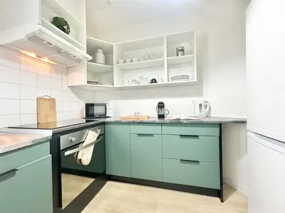 Cuisine ou kitchenette dans l'établissement LO CAMIN - Cosy - Plain-Pied - Hyper Centre