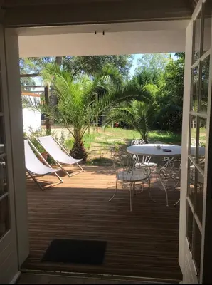 Jardin de l'établissement Charmant T2 jardin près des plages et du golf Seignosse