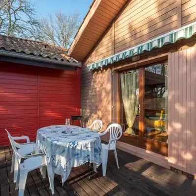 Chalet cosy entre lac et dunes