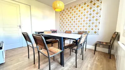 Coin salon dans l'établissement VILLA LANDES ANGELES - Maison avec piscine à 6km de l'océan