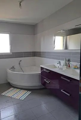 Salle de bains dans l'établissement UN COIN DE PARADIS