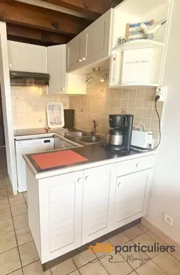 Cuisine ou kitchenette dans l'établissement Le Poséidon 56 - Apt T3 à deux pas de l'Océan