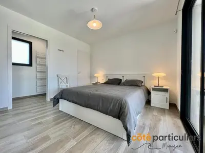 Un ou plusieurs lits dans un hébergement de l'établissement Villa Le Grand Large - Maison à 850 m de l'Océan