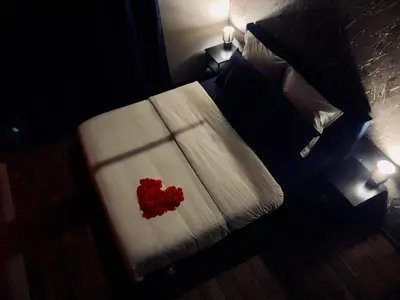 Un ou plusieurs lits dans un hébergement de l'établissement Les secrets d'Eros - DAX