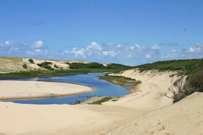 Paysage naturel près de la maison de vacances