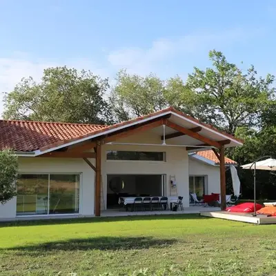 Villa climatisée pour 10 pers. à Soustons avec piscine chauffée - FR-1-379-169