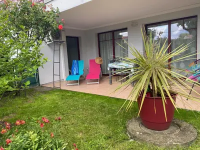 Jardin de l'établissement Appartement de charme T3 avec petit jardin et parking