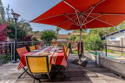 Balcon ou terrasse dans l'établissement Villa AMAYA, Pyla/ Le Moulleau