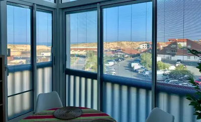 Vue générale sur la montagne ou vue sur la montagne depuis l'appartement