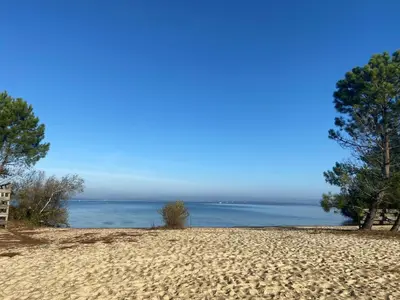 Paysage naturel près de le camping