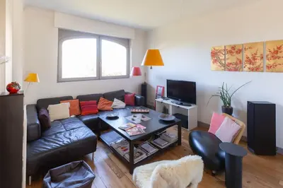 Coin salon dans l'établissement Villa Rêve du soir - 8 people - Capbreton center
