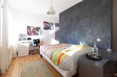 Un ou plusieurs lits dans un hébergement de l'établissement Villa Rêve du soir - 8 people - Capbreton center