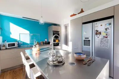 Cuisine ou kitchenette dans l'établissement Villa Rêve du soir - 8 people - Capbreton center