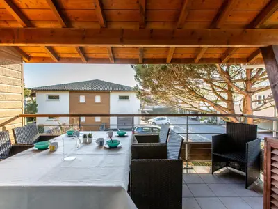 Balcon ou terrasse dans l'établissement Apartment Clair de Dune-3 by Interhome