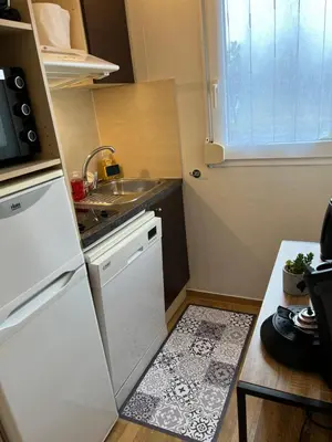 Cuisine ou kitchenette dans l'établissement Villa ROMA