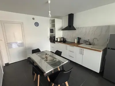 Cuisine ou kitchenette dans l'établissement Maison Luna