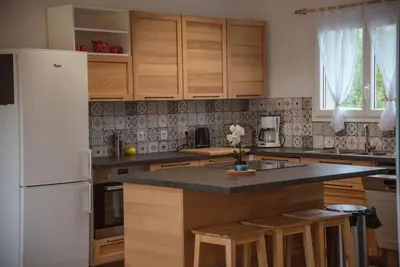 Cuisine ou kitchenette dans l'établissement Maison Nouméa