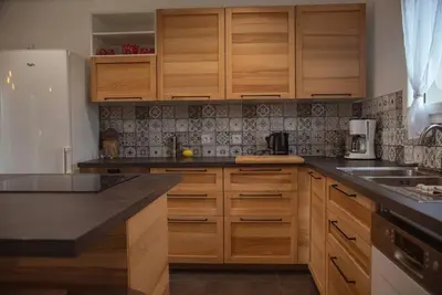 Cuisine ou kitchenette dans l'établissement Maison Nouméa