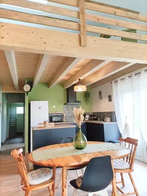 Cuisine ou kitchenette dans l'établissement Havre de Paix 40