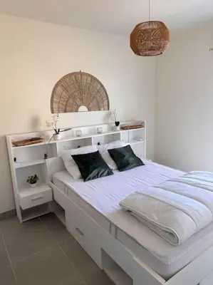 Un ou plusieurs lits dans un hébergement de l'établissement A 600m de la plage - Le Nature -