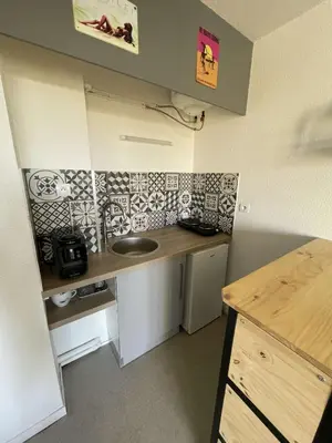 Cuisine ou kitchenette dans l'établissement REF 582 Seignosse Océan, à proximité immédiate de la plage , idéal couple