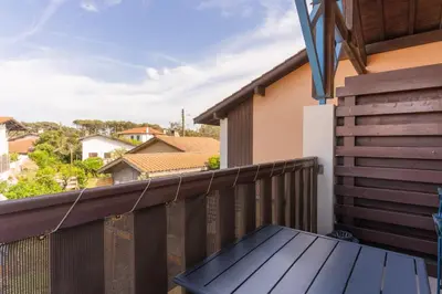 Balcon ou terrasse dans l'établissement charmant Studio mezzanine