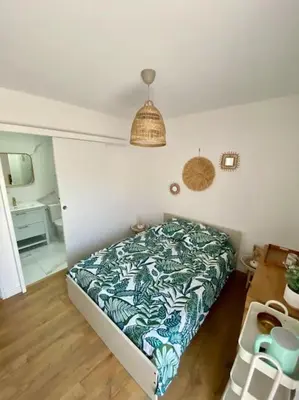 Un ou plusieurs lits dans un hébergement de l'établissement Sunset House