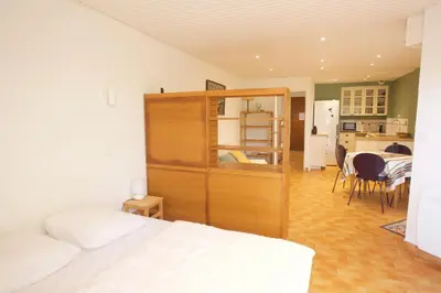Un ou plusieurs lits dans un hébergement de l'établissement Capbreton - Notre Dame - Plage - Couple - Surf