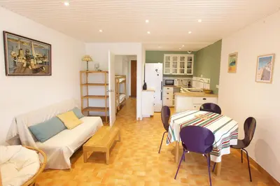 Cuisine ou kitchenette dans l'établissement Capbreton - Notre Dame - Plage - Couple - Surf