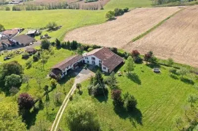Paysage naturel près de la maison de vacances