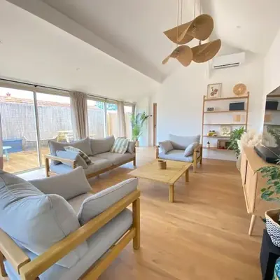 Villa Genêts - 3 suites parentales avec terrasse et piscine - Proche plage