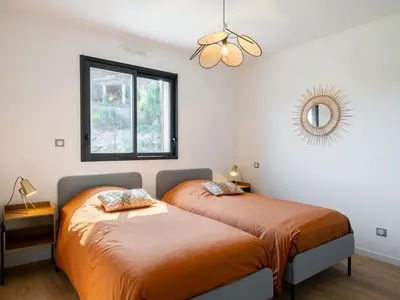 Un ou plusieurs lits dans un hébergement de l'établissement Holiday Home Hotel du Nord by Interhome