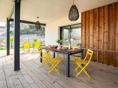 Terrasse ou espace extérieur de l'établissement Holiday Home Hotel du Nord by Interhome