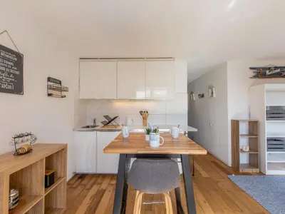 Cuisine ou kitchenette dans l'établissement Apartment Maison de l'océan-7 by Interhome