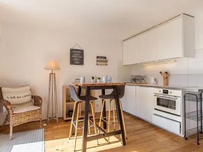 Cuisine ou kitchenette dans l'établissement Apartment Maison de l'océan-7 by Interhome