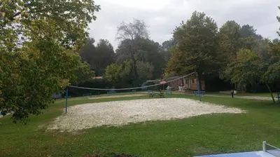 Jardin de l'établissement chalet