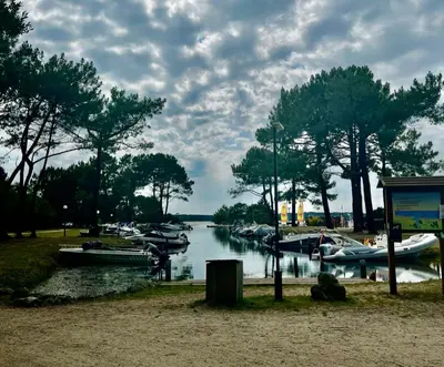 Paysage naturel près de le camping