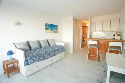 Cuisine ou kitchenette dans l'établissement Hossegor - Vue Océan - Plage - Couple - Enfant