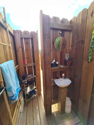 Salle de bains dans l'établissement LE DODO LĖ LA