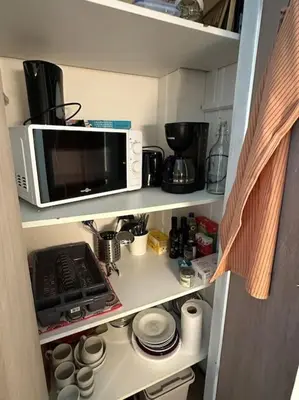 Cuisine ou kitchenette dans l'établissement Studio Cure Thermale Dax - proche parking